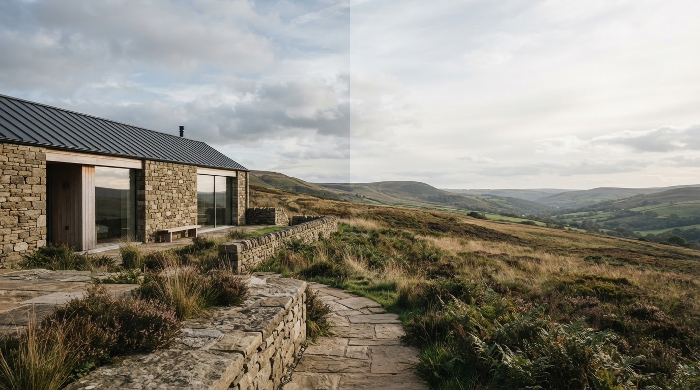 Ridge Vermhaven predictive data analysis visualised over a calm, stone-textured background